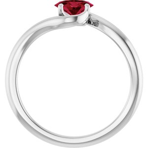 Solitaire Bypass Ring
