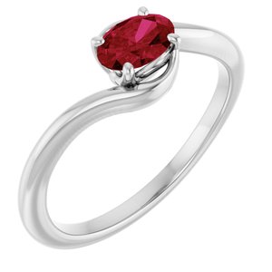 Solitaire Bypass Ring