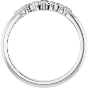 Platinum 1/3 CTW Natural Diamond Multi-Shape Ring