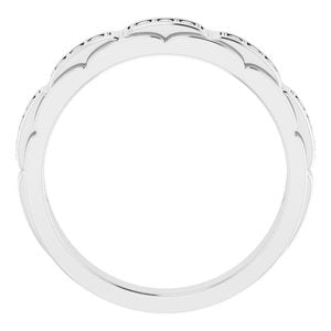 Sterling Silver 1/4 CTW  Natural Diamond Ring