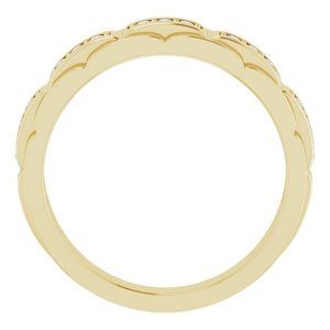 14K Yellow Gold 1/4 CTW Natural Diamond Ring