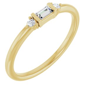 Accented Stackable Ring