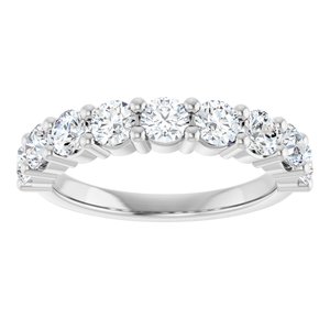 14K White Gold 1 1/3 CTW Lab-Grown Diamond Anniversary Band