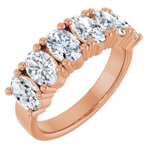 14K Rose Gold 2 1/5 CTW Lab-Grown Diamond Anniversary Band