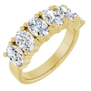14K Yellow Gold 2 1/5 CTW Natural Diamond Annniversary Band