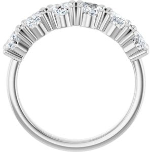 Platinum 2 1/5 CTW Natural Diamond Annniversary Band