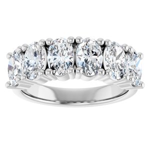 Platinum 2 1/5 CTW Lab-Grown Diamond Anniversary Band