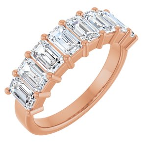 14K Rose Gold 2 1/2 CTW Natural Diamond Anniversary Band