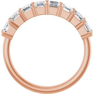 14K Rose Gold 2 1/2 CTW Natural Diamond Anniversary Band