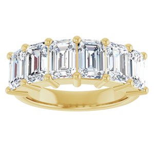 14K Yellow Gold 3 5/8 CTW Natural Diamond Annniversary Band