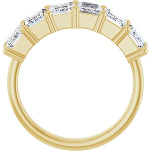 14K Yellow Gold 3 5/8 CTW Natural Diamond Annniversary Band