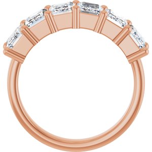 14K Rose Gold 3 5/8 CTW Natural Diamond Annniversary Band