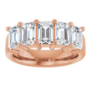 14K Rose Gold 3 1/4 CTW Lab-Grown Diamond Anniversary Band
