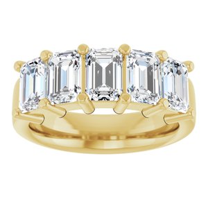 14K Yellow Gold 3 CTW Natural Diamond Annniversary Band