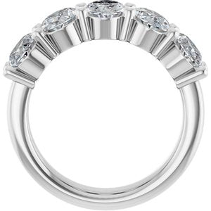 Platinum 3 3/4 CTW Lab-Grown Diamond Anniversary Band