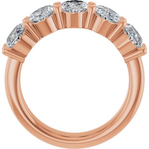 14K Rose Gold 3 3/4 CTW Lab-Grown Diamond Anniversary Band
