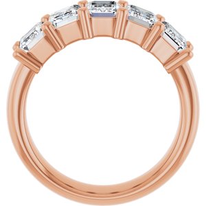 14K Rose Gold 3 1/4 CTW Lab-Grown Diamond Anniversary Band