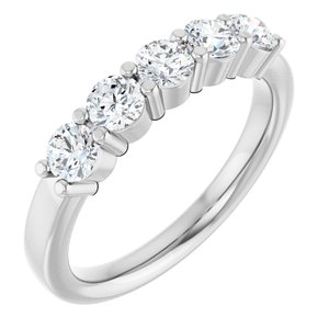 Platinum 3/4 CTW Lab-Grown Diamond Anniversary Band
