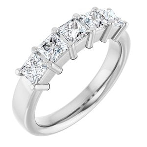 Platinum 1 1/4 CTW Lab-Grown Diamond Anniversary Band