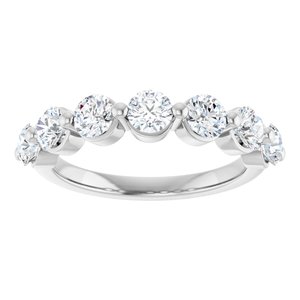 Platinum 1 3/8 CTW Lab-Grown Diamond Anniversary Band