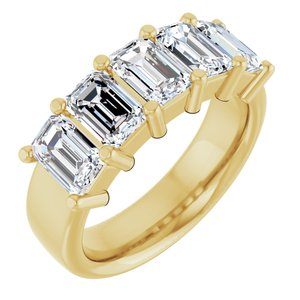14K Yellow Gold 3 CTW Natural Diamond Annniversary Band
