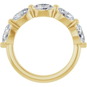 10K Yellow Gold 2 CTW Lab-Grown Diamond Anniversary Band