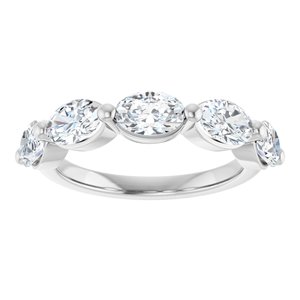 Platinum 1 7/8 CTW Lab-Grown Diamond Anniversary Band