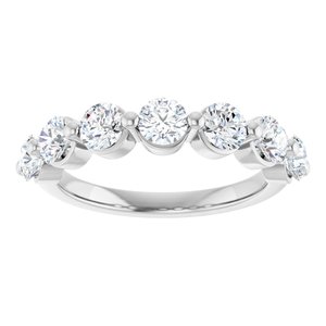 Platinum 1 1/2 CTW Lab-Grown Diamond Anniversary Band