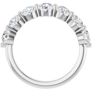 Platinum 1 3/8 CTW Lab-Grown Diamond Anniversary Band