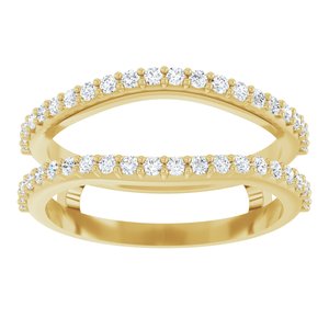 14K Yellow 1/3 CTW Lab-Grown Diamond  Ring Guard