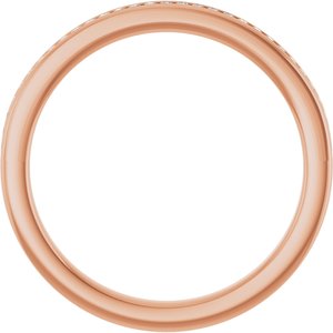 14K Rose Gold 1/8 CTW Lab-Grown Diamond Anniversary Band