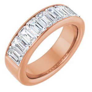 14K Rose Gold 3 1/6 CTW Lab-Grown Diamond Anniversary Band