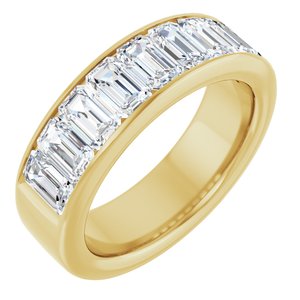 14K Yellow Gold 3 1/6 CTW Natural Diamond Anniversary Band