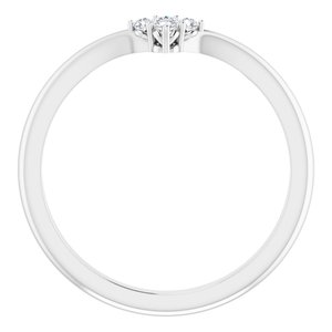 Platinum .05 CTW Natural Diamond Matching Band