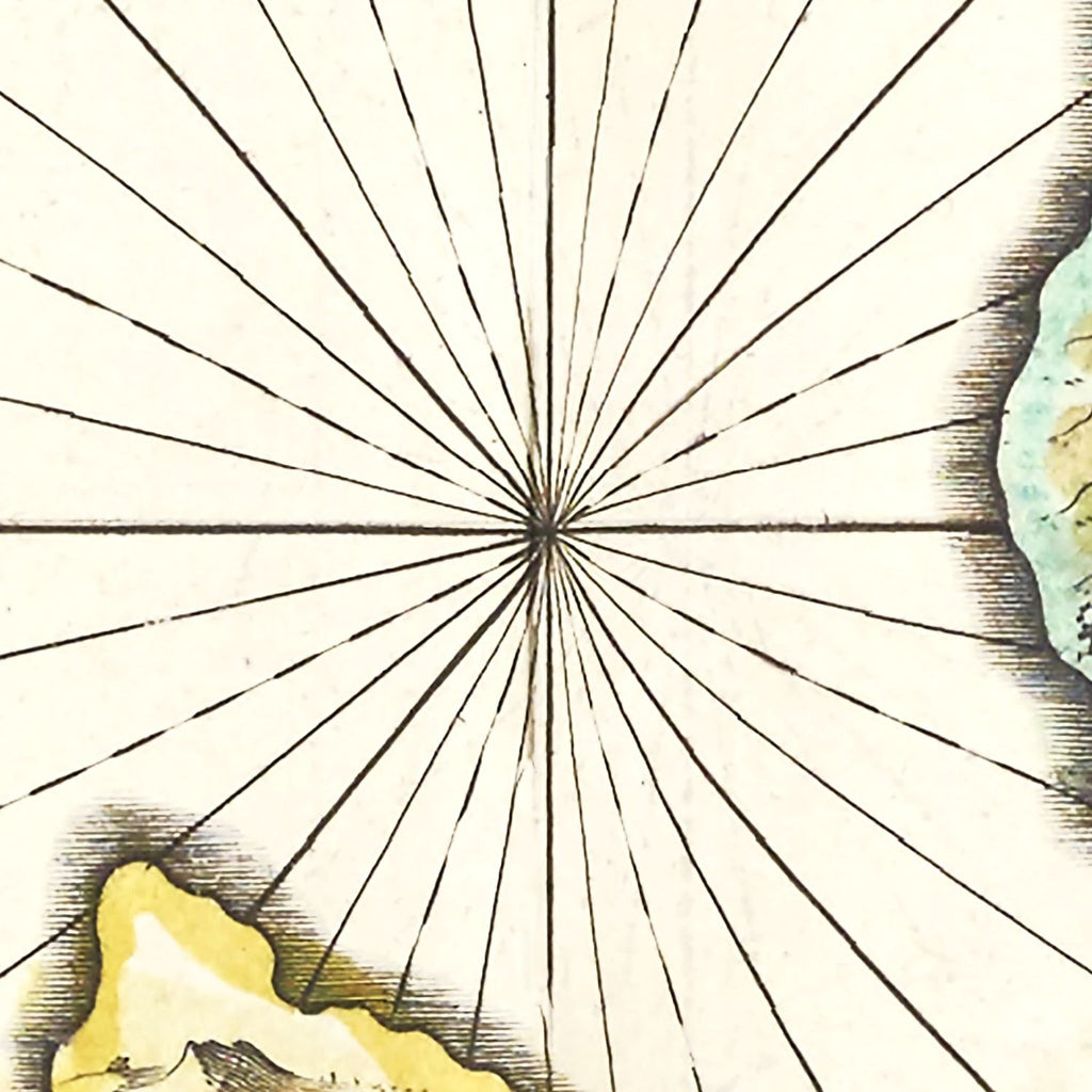 Vintage Map of Western Isles of Scotland 1665