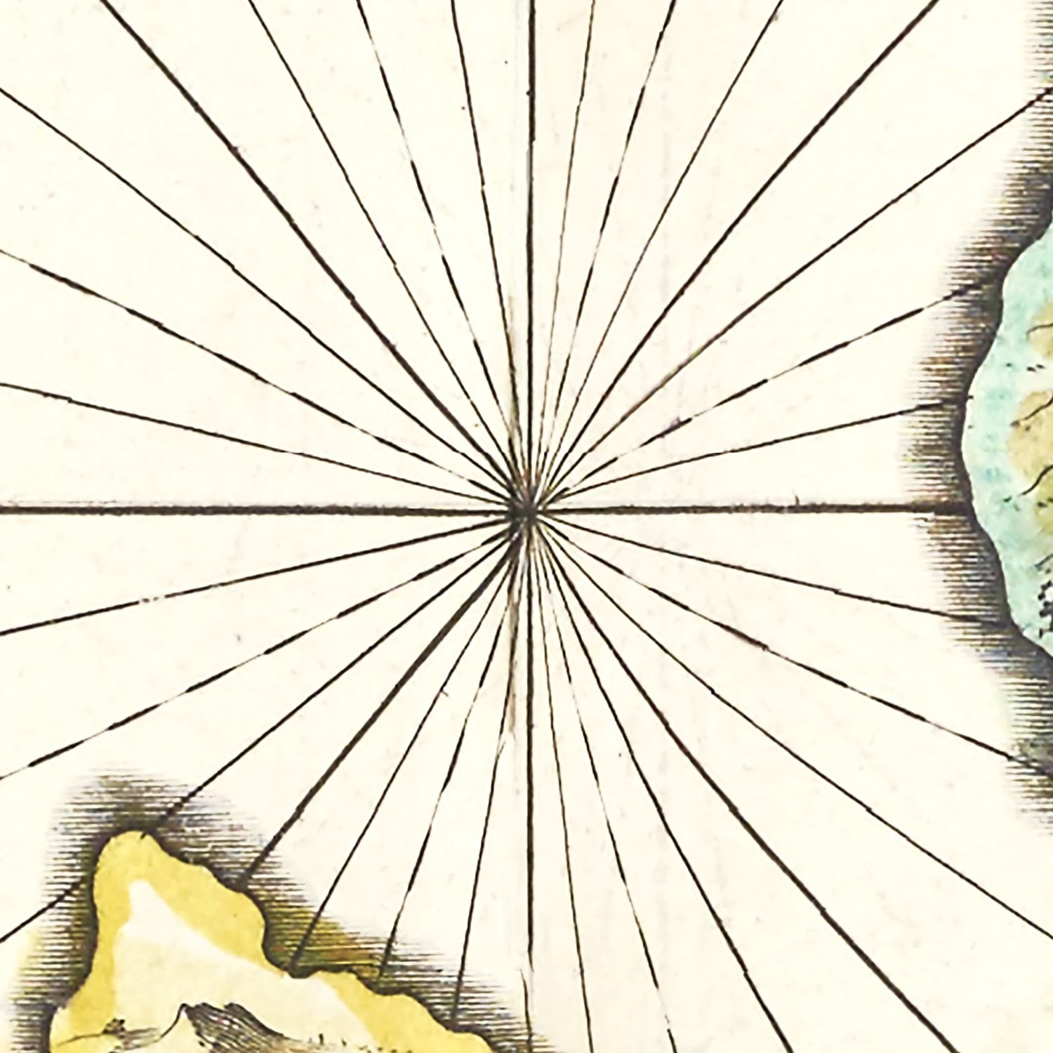 Vintage Map of Western Isles of Scotland 1665