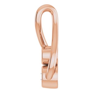 14K Rose Gold .07 CTW Natural Diamond Hold You Forever® Pendant