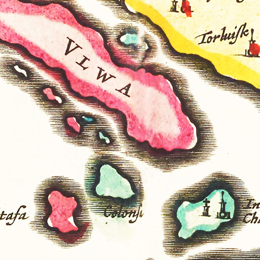 Vintage Map of the Isle of Mull 1665
