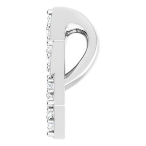 Platinum 1/10 CTW Natural Diamond Star of David Pendant