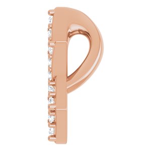 14K Rose Gold 1/10 CTW Natural Diamond Star of David Pendant
