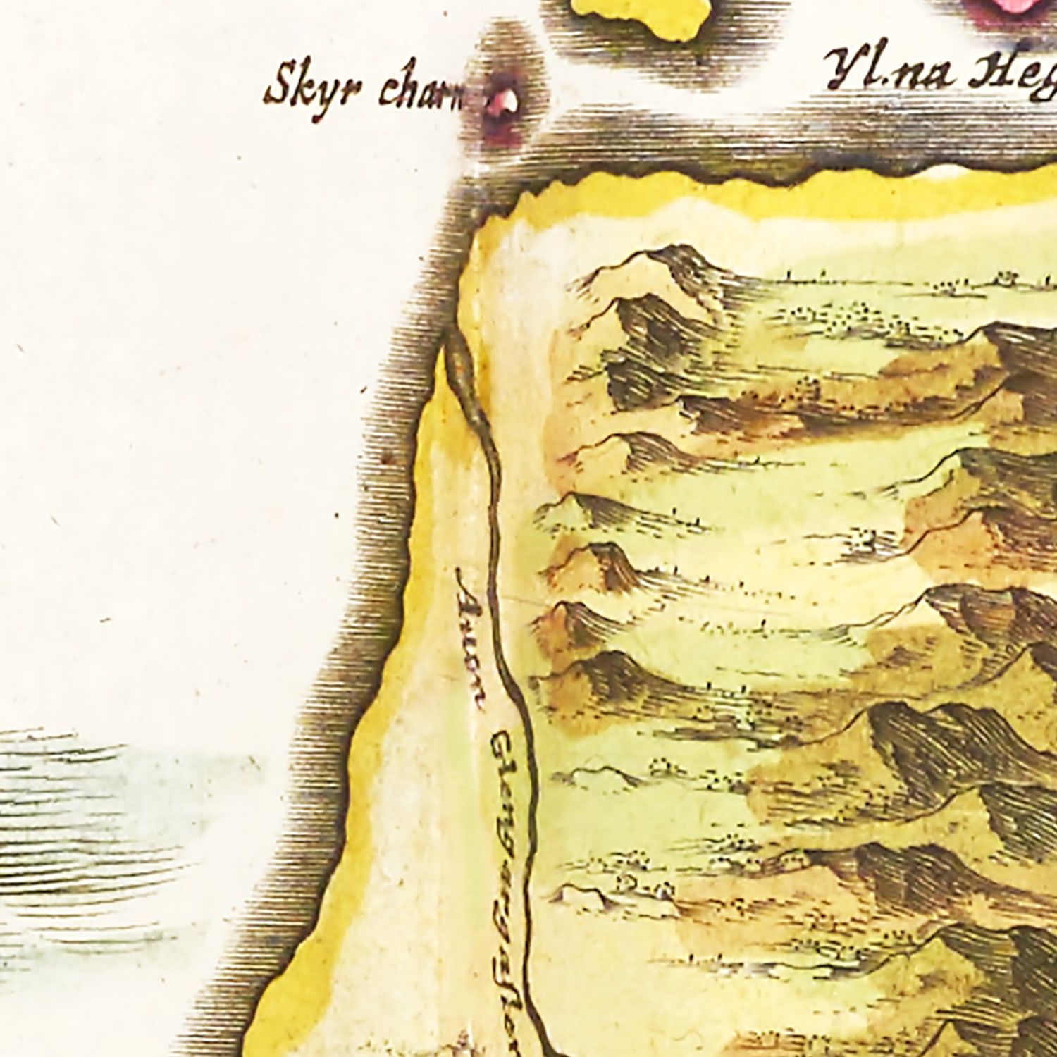 Vintage Map of the Isle of Jura 1665
