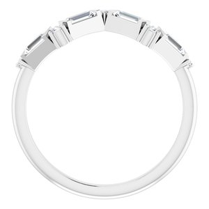 Sterling Silver 1/3 CTW Natural Diamond Stackable Ring