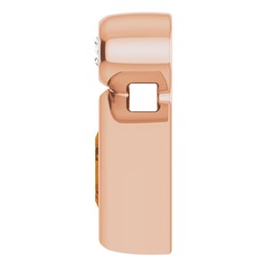 14K Rose Gold 4x4 mm Square Natural Citrine & .03 CT Natural Diamond Pendant