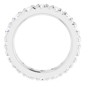 Platinum 1 9/10 CTW Natural Diamond Eternity Band Size 3