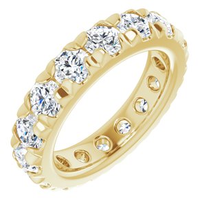 14K Yellow Gold 2 3/8 CTW Lab-Grown Diamond Eternity Band Size 3