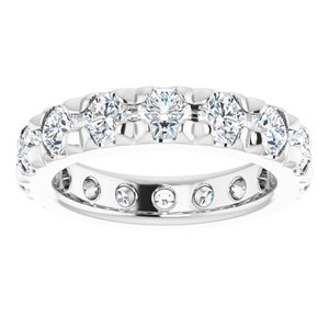 Platinum 1 9/10 CTW Lab-Grown Diamond Eternity Band Size 3