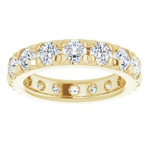 14K Yellow Gold 2 3/8 CTW Lab-Grown Diamond Eternity Band