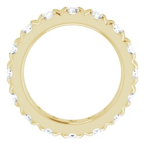 14K Yellow Gold 2 3/8 CTW Lab-Grown Diamond Eternity Band