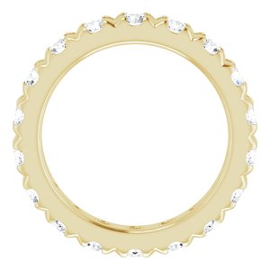 14K Yellow Gold 1 7/8 CTW Lab-Grown Diamond Eternity Band