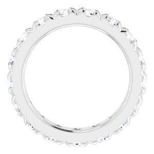 Platinum 2 1/2 CTW Lab-Grown Diamond Eternity Band Size 5.75